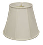 White Monay Shantung Silk Empire Lamp Shade