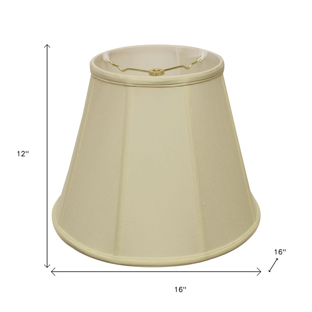 Ivory Monay Shantung Silk Empire Lamp Shade