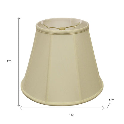 Ivory Monay Shantung Silk Empire Lamp Shade