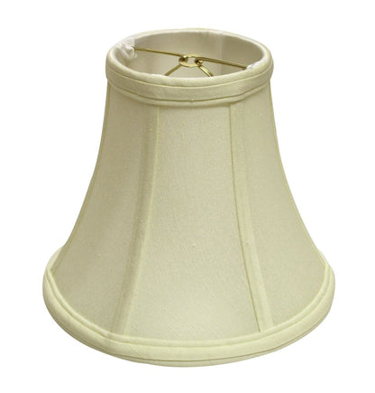 Ivory Monay Shantung Silk Bell Lamp Shade
