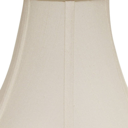 10" Off White Premium Bell Monay Shantung Lampshade