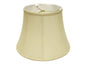 Antiqued White Monay Shantung Silk Bell Lamp Shade