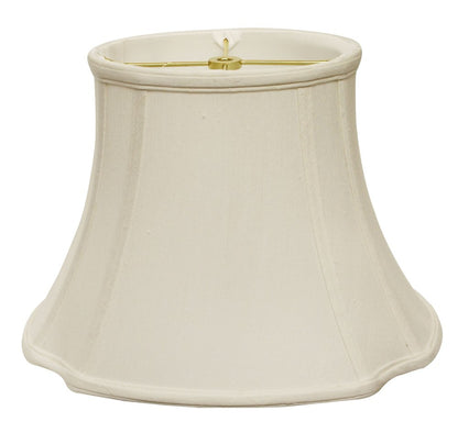 Cream Monay Shantung Silk Oval Lamp Shade