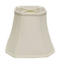 White Monay Shantung Silk Square Lamp Shade