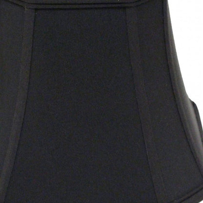 Black No Slub Innsbruck Square Lamp Shade