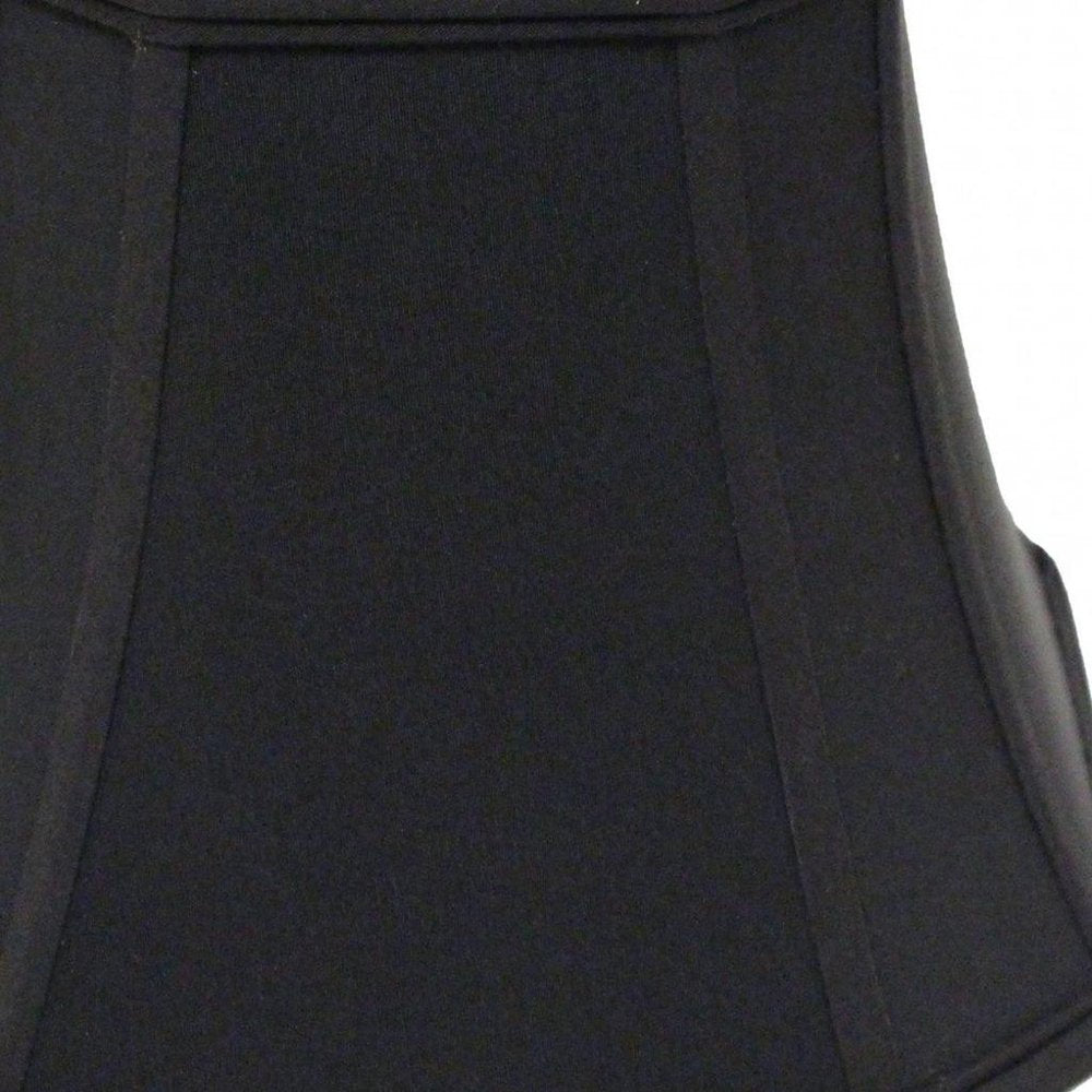 Black No Slub Innsbruck Square Lamp Shade