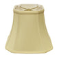 Antiqued White Monay Shantung Silk Square Lamp Shade