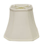 White Monay Shantung Silk Square Lamp Shade