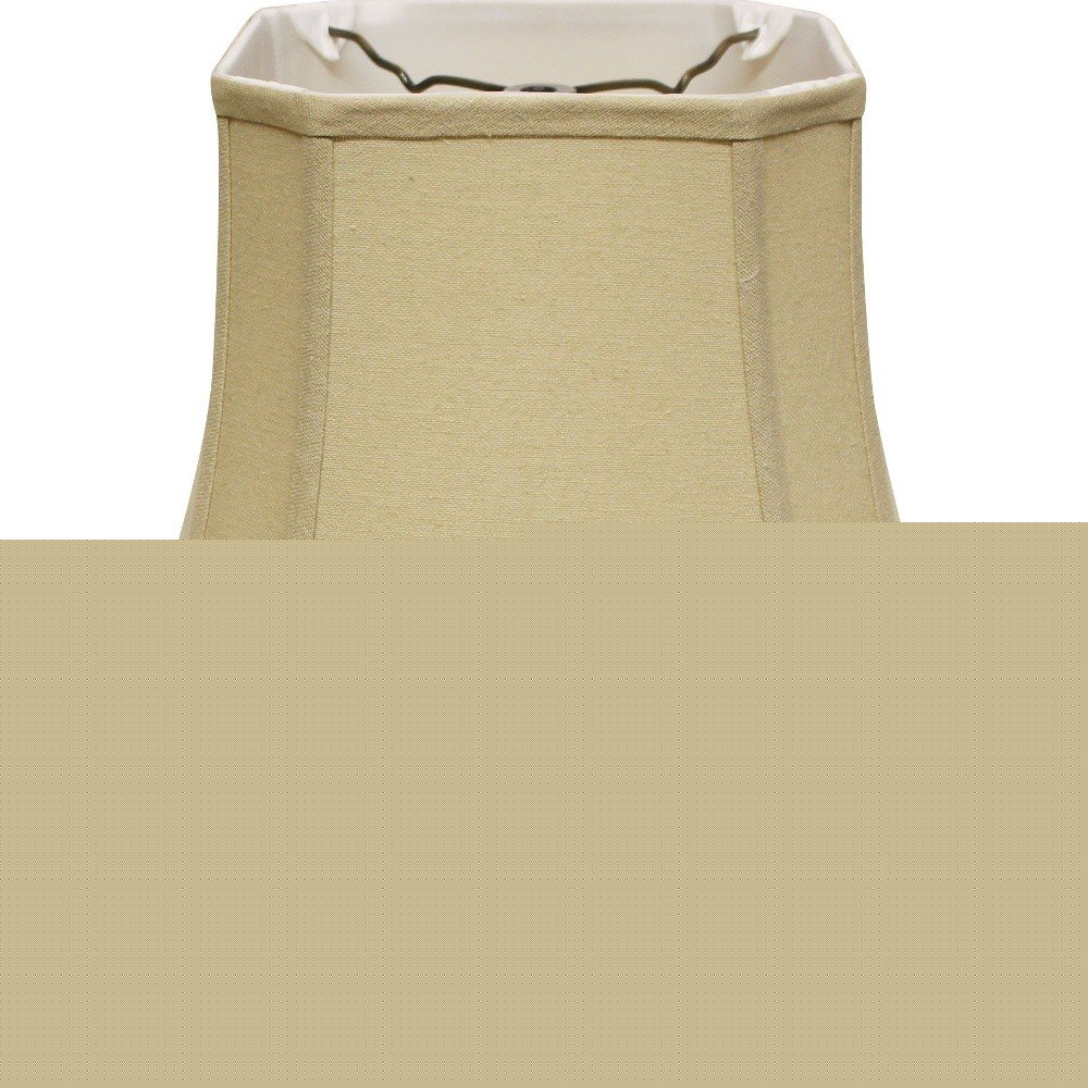 Tan Linen Square Lamp Shade