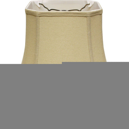 Tan Linen Square Lamp Shade