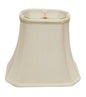 White Monay Shantung Silk Bell Lamp Shade