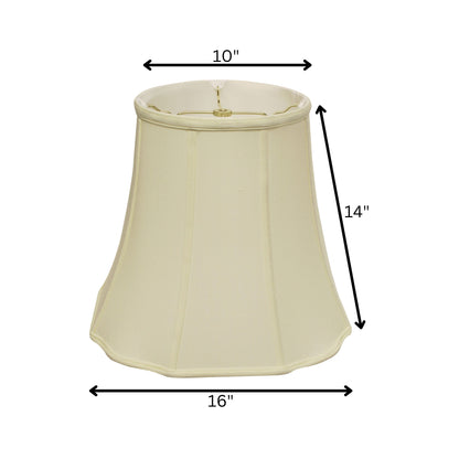 16" Ivory Premium Octagon Monay Shantung Lampshade