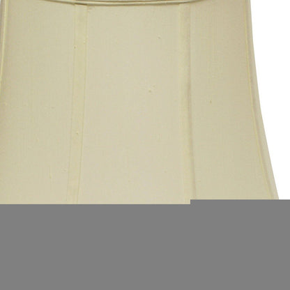 Ivory Monay Shantung Silk Bell Lamp Shade
