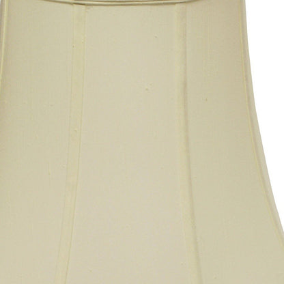 Ivory Monay Shantung Silk Bell Lamp Shade