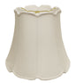 White Monay Shantung Silk Empire Lamp Shade
