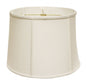 White Linen Drum Lamp Shade