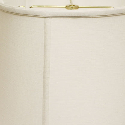 White Linen Drum Lamp Shade