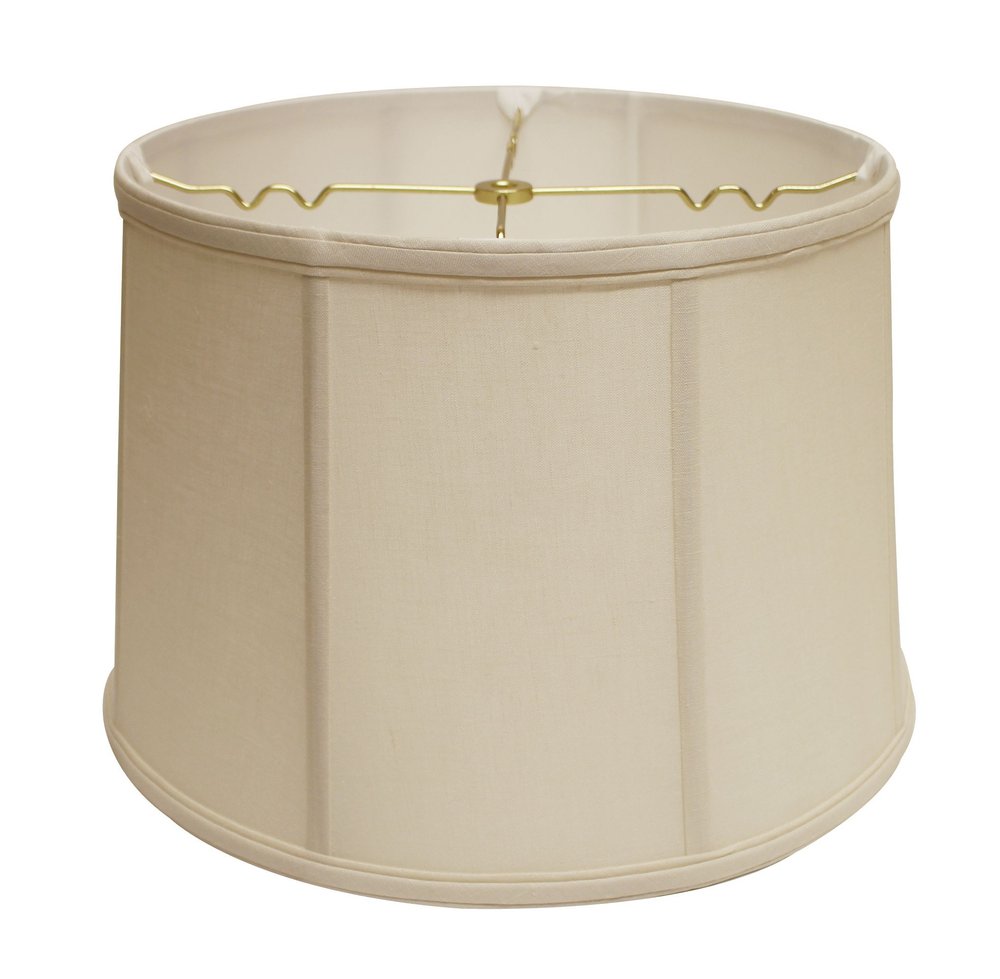 Vanilla Linen Drum Lamp Shade