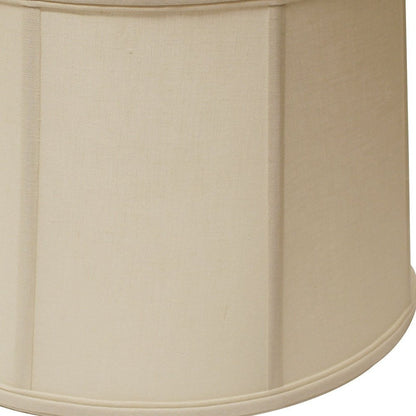 Vanilla Linen Drum Lamp Shade