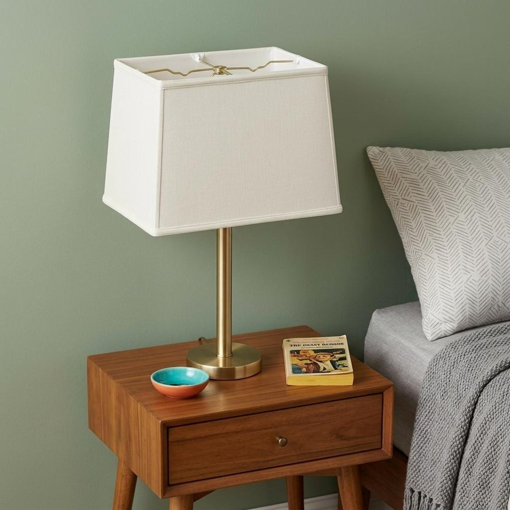 Vanilla Linen Lamp Shade