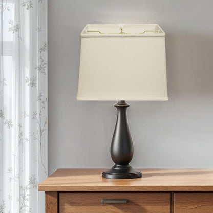 White Linen Lamp Shade