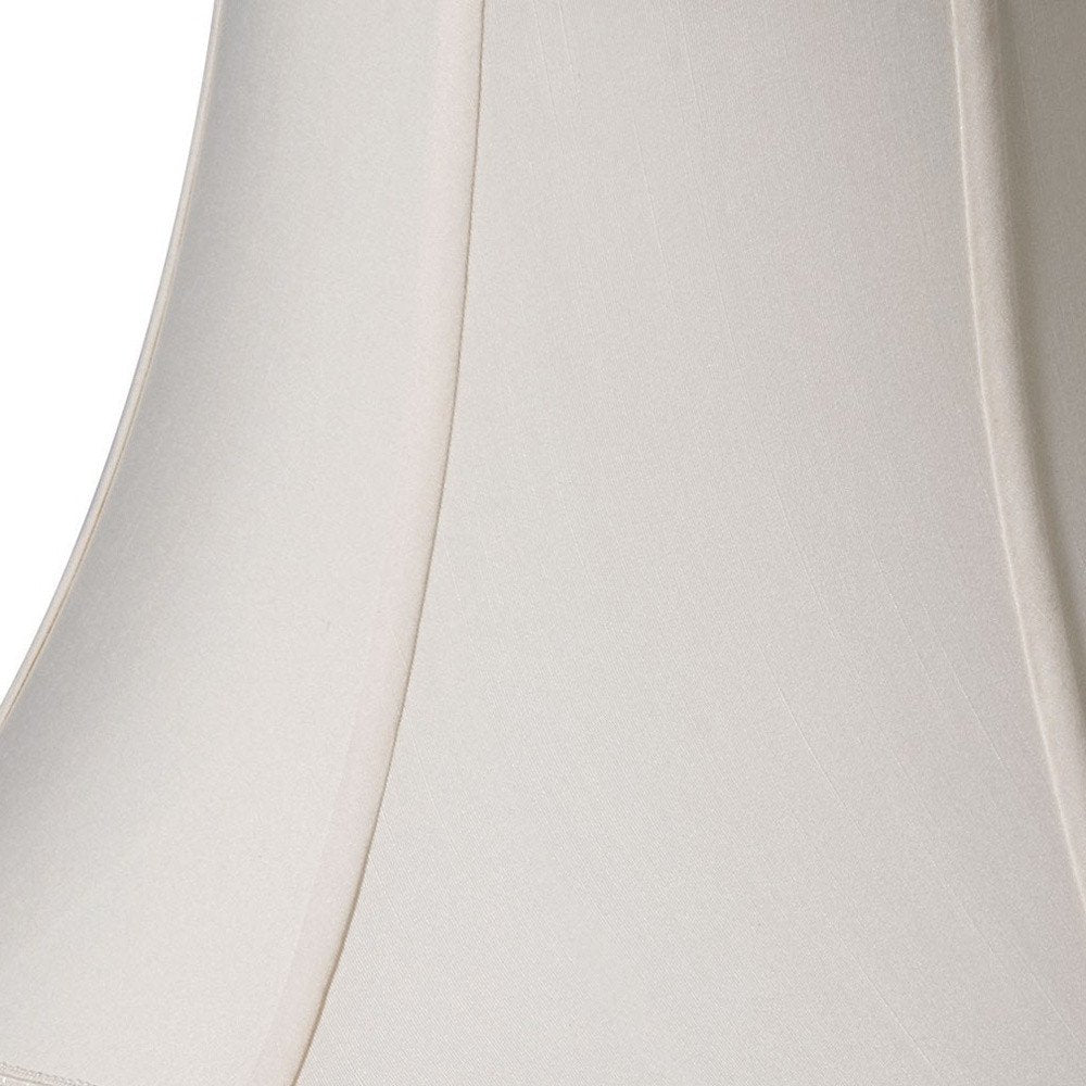 Cream Shantung Silk Bell Lamp Shade