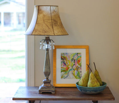 Light Yellow Parchment Bell Lamp Shade