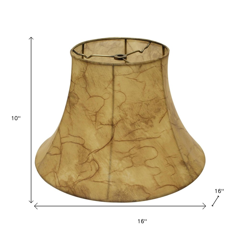 Light Yellow Parchment Bell Lamp Shade
