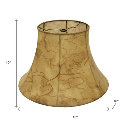 Light Yellow Parchment Bell Lamp Shade
