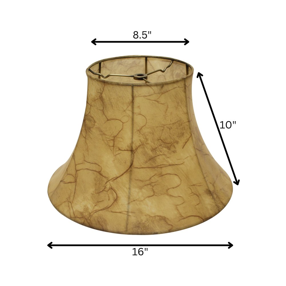 Light Yellow Parchment Bell Lamp Shade