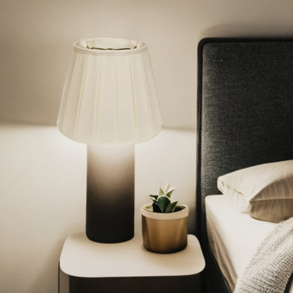 Ivory Shantung Silk Empire Lamp Shade