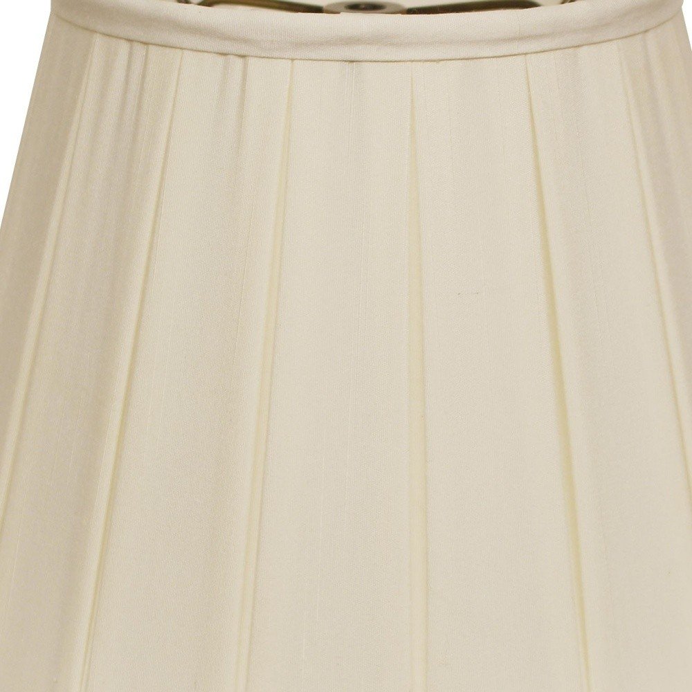 Ivory Shantung Silk Empire Lamp Shade