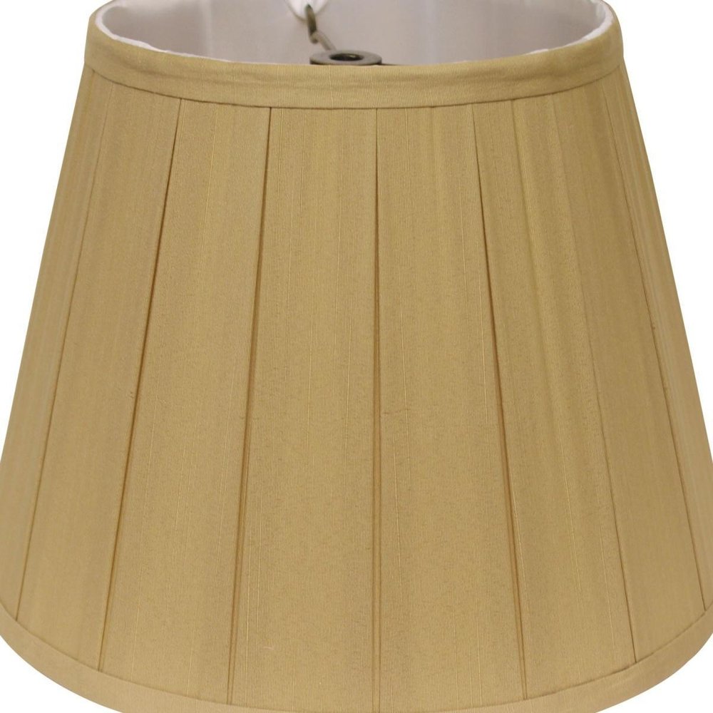 Camel Shantung Silk Empire Lamp Shade