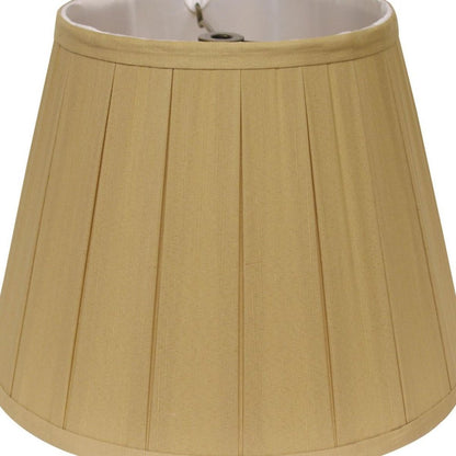 Camel Shantung Silk Empire Lamp Shade