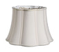 10" Cream Melon Scallop Shantung Lampshade