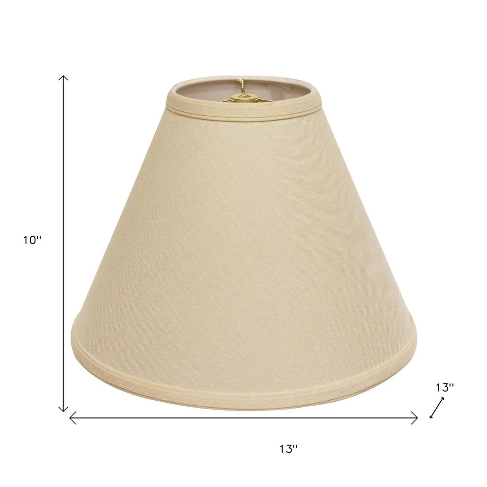 Beige Linen Cone Lamp Shade