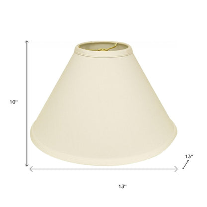 Ivory No Slub Innsbruck Print Cone Lamp Shade