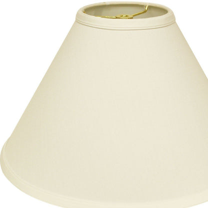 Ivory No Slub Innsbruck Print Cone Lamp Shade