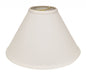 White No Slub Innsbruck Cone Lamp Shade