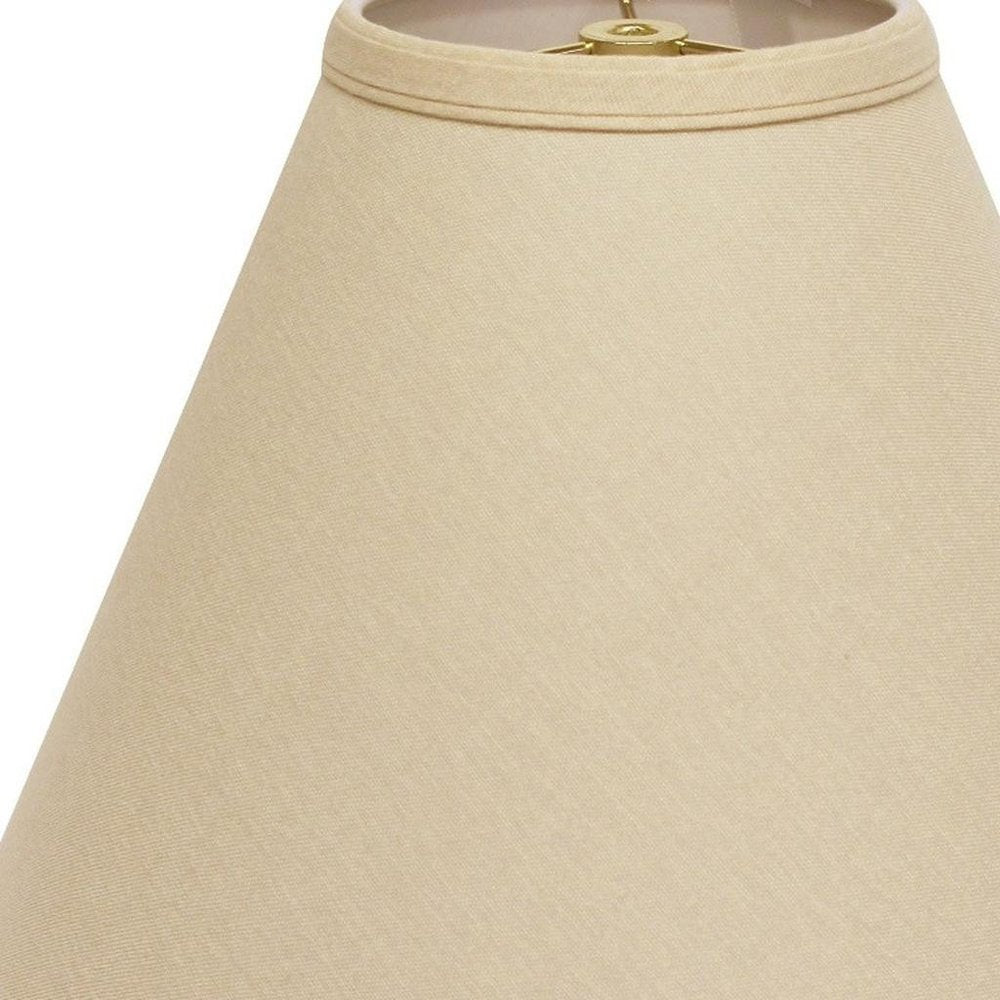 Beige Linen Cone Lamp Shade
