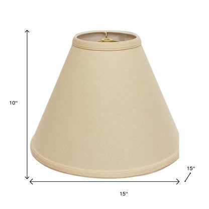 Beige Linen Cone Lamp Shade
