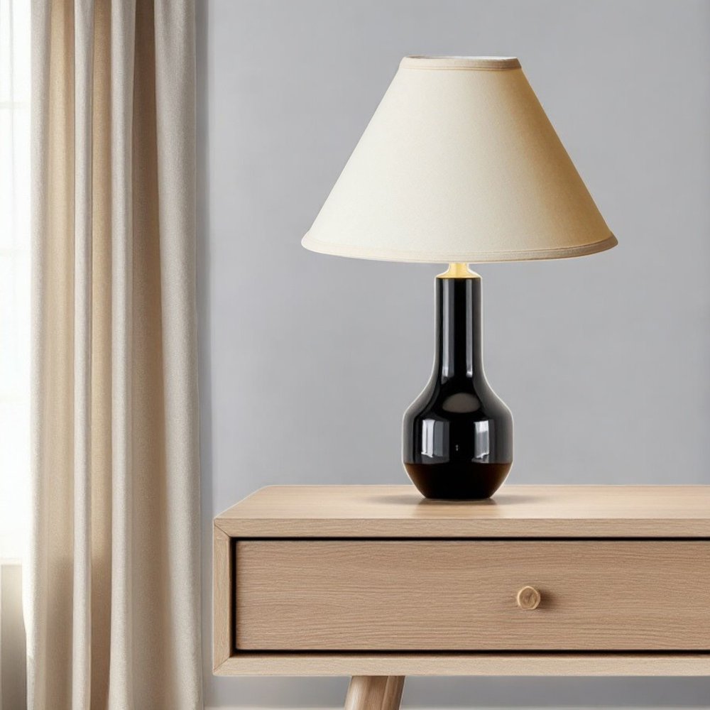 Beige Linen Cone Lamp Shade