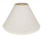 White No Slub Innsbruck Cone Lamp Shade