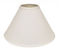 White No Slub Innsbruck Cone Lamp Shade