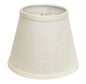 White Linen Empire Lamp Shade