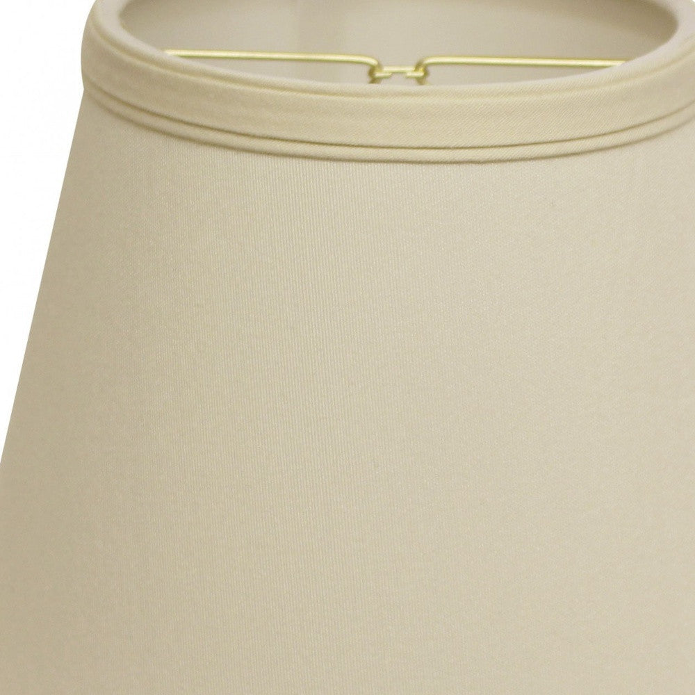 8" Ivory Empire Hardback Slanted No Slub Lampshade