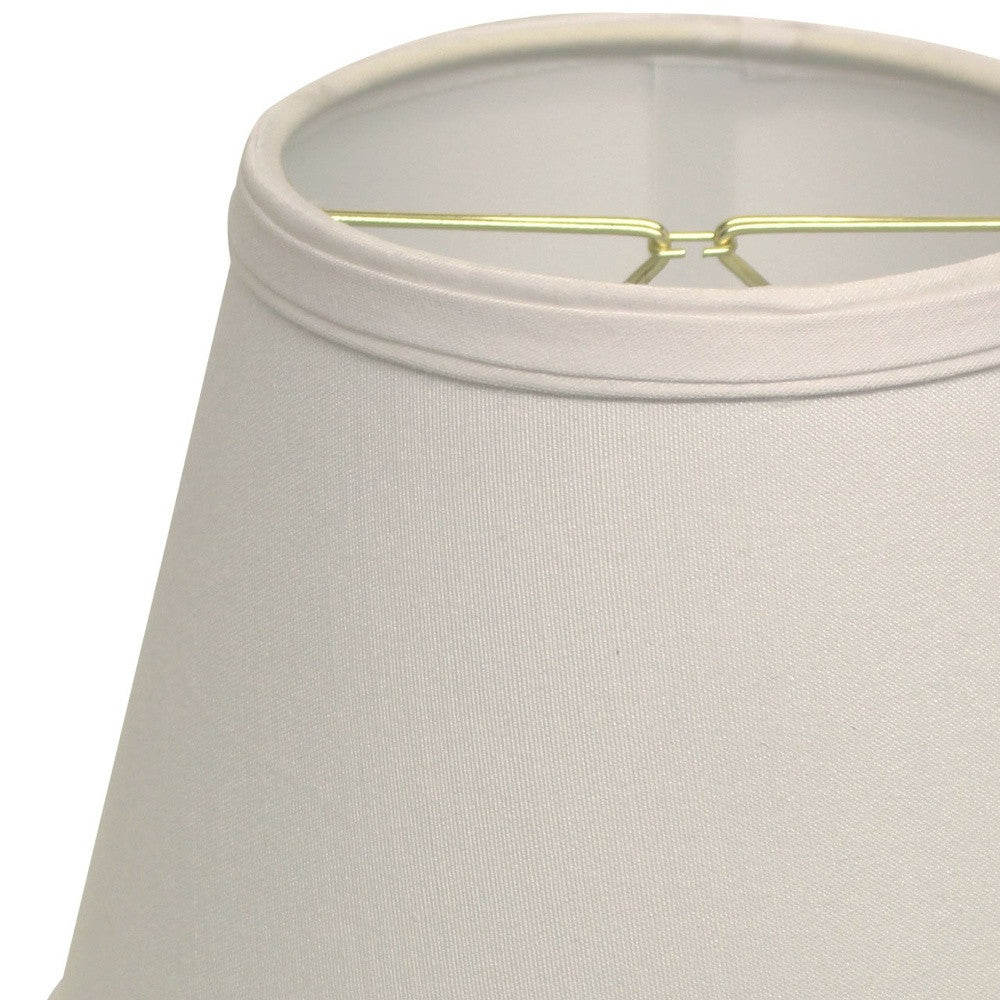 White No Slub Innsbruck Empire Lamp shade 8 Bottom