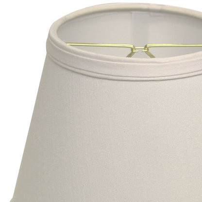White No Slub Innsbruck Empire Lamp shade 8 Bottom