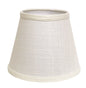 White Linen Empire Lamp Shade