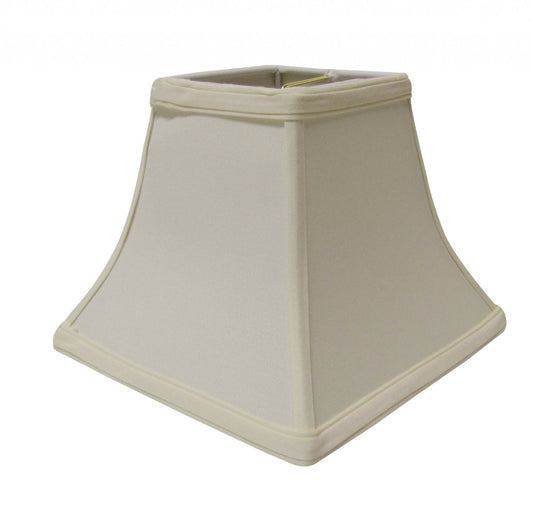 Ivory No Slub Innsbruck Square Lamp Shade